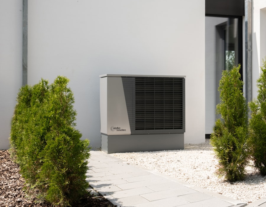 Realisatie: lucht-water warmtepomp in tuin